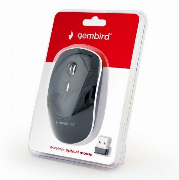 Belaidė pelė gembird musw-4b-01, balta/juoda
