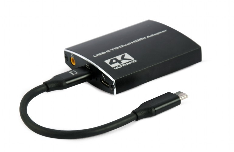 Adapteris gembird a-cm-hdmif2-01, usb-c - hdmi, 0.15 m