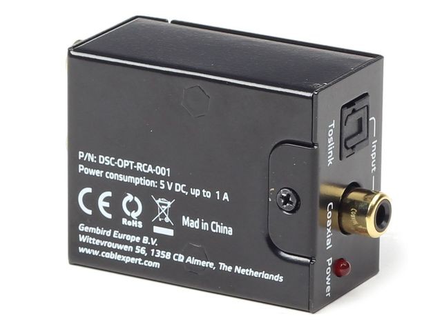 Audio laidas gembird, toslink/rca