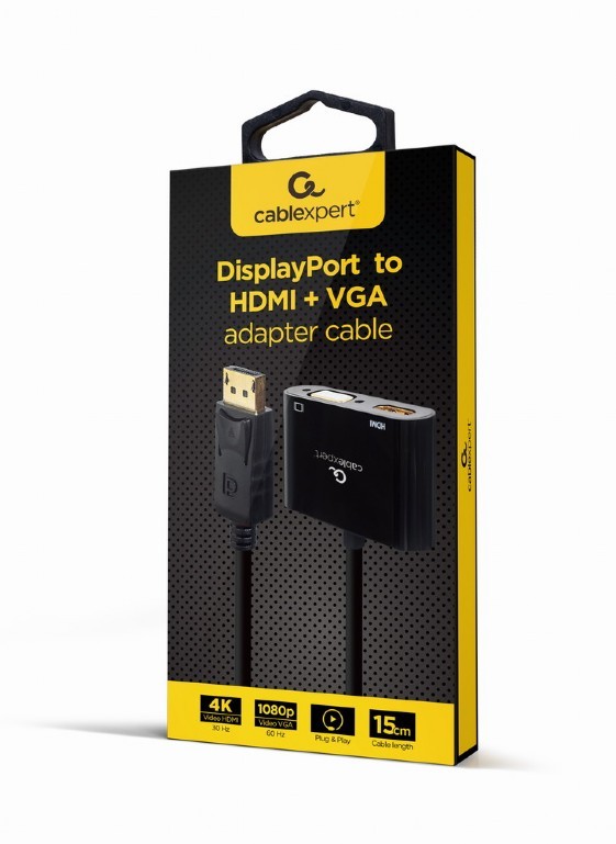 Gembird displayport male to hdmi female