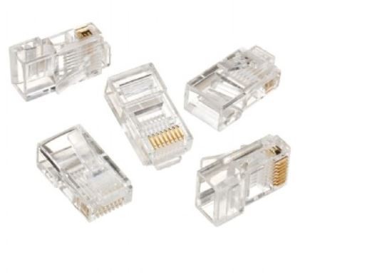 Priedas gembird lc-8p8c-001/100, rj45, 100 vnt.