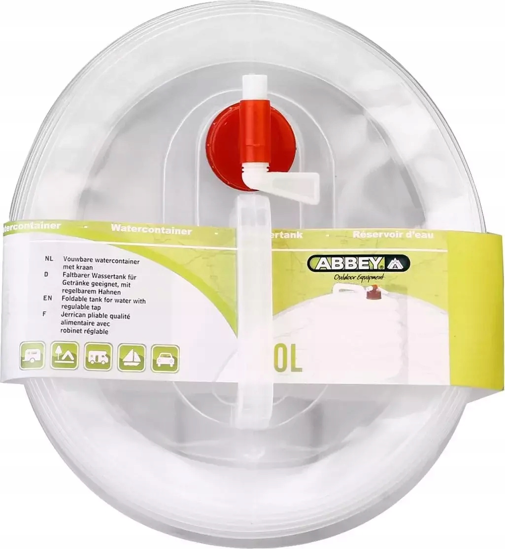 Sulankstomas vandens konteineris Abbey, 10 l