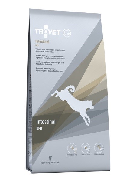 Trovet intensial dpd maisto netoleravima turintiems šunims su antiena, 10 kg