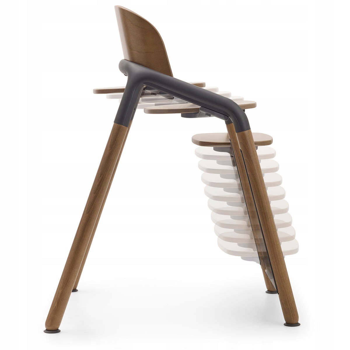 Bugaboo Giraffe maitinimo kėdutės rėmas, Warm Wood/Grey