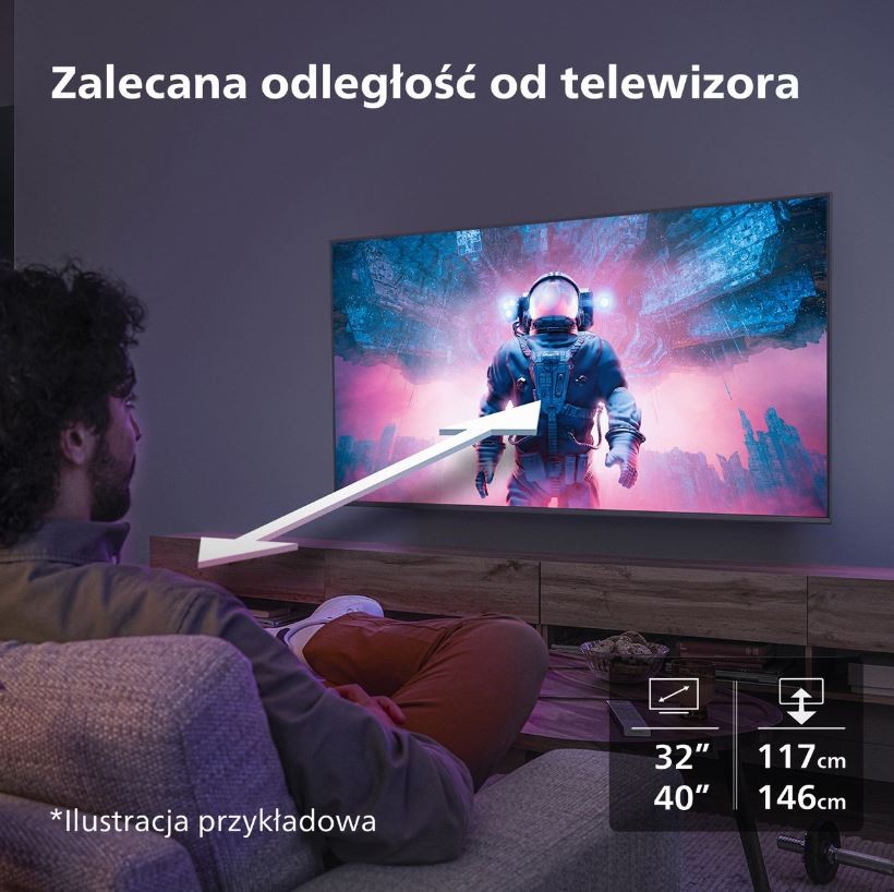 Išmanusis led televizorius su titan os ir dolby audio