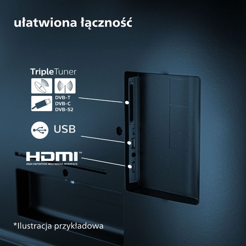 Išmanusis led televizorius su titan os ir dolby audio