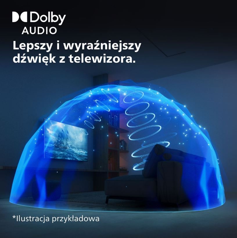 Išmanusis led televizorius su titan os ir dolby audio