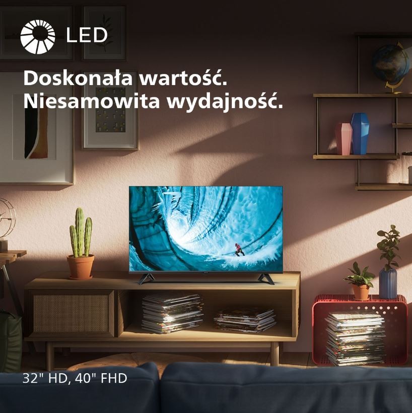 Išmanusis led televizorius su titan os ir dolby audio