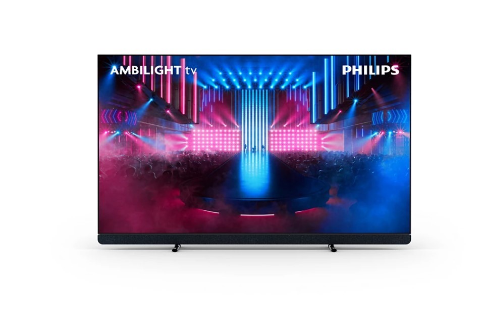 77 colių oled televizorius su ambilight ir bowers & wilkins garsu