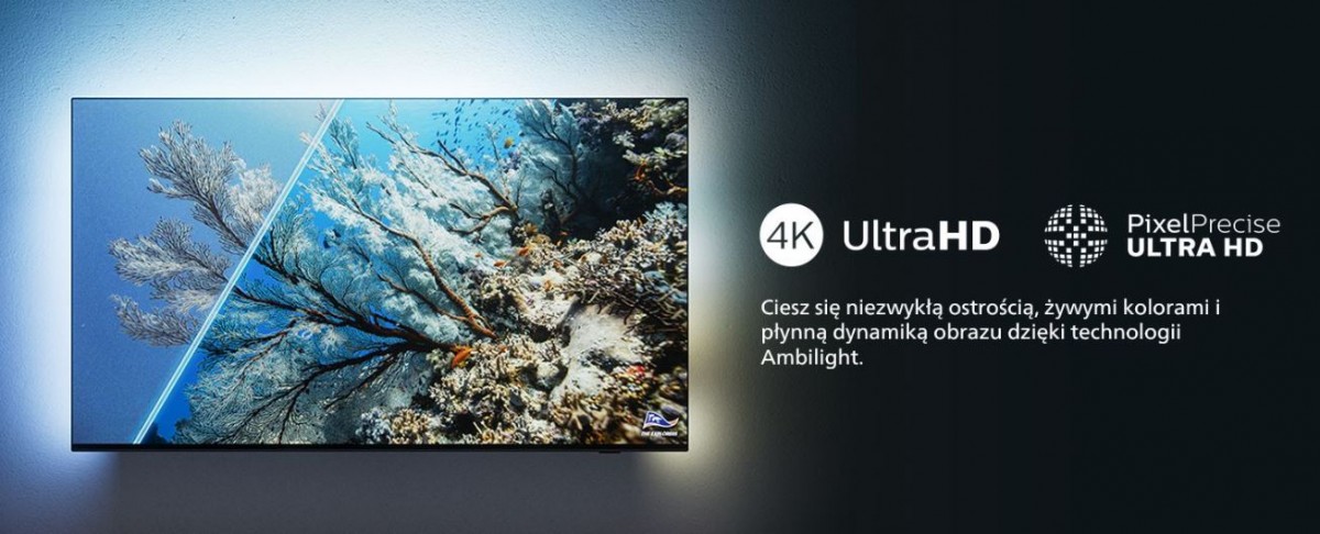 Televizorius philips 50pus8319/12 50" (126 cm) 4k ultra hd led tv, 50" (~127 cm)