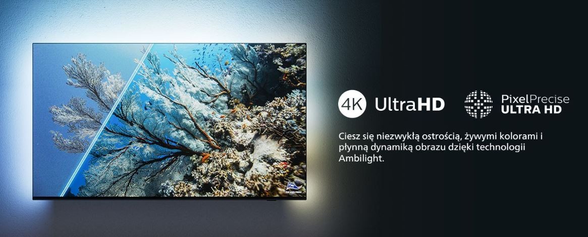 Televizorius philips 55pus8319/12 55" (139cm) 4k uhd led ambilight tv, 55" (~140 cm)