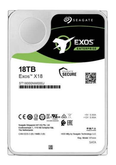 Hdd vidinis kietasis diskas hdd seagate exos x18 3,5