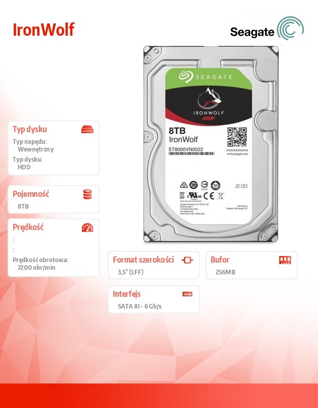 Hdd vidinis kietasis diskas seagate st8000vn004