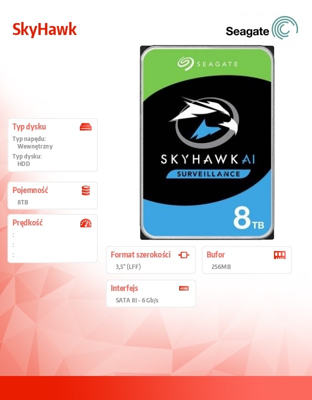 Hdd vidinis kietasis diskas seagate skyhawk (st8000vx010)