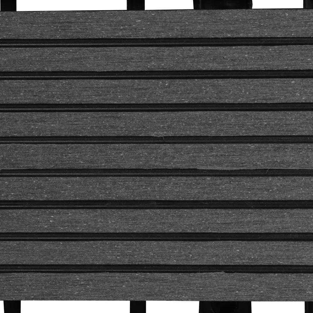 Grindų plytelės WPC, 30x30cm, pilkos