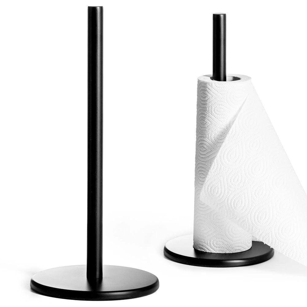 Popierinių rankšluosčių laikiklis juodas 33 cm