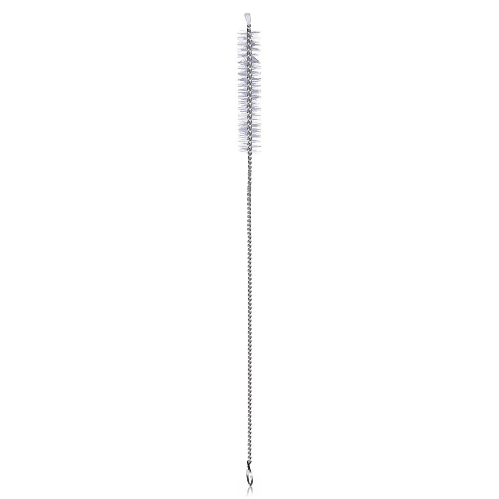 Stikliniai šiaudeliai su valymo šepetėliu 20 cm, 4 vnt. 2
