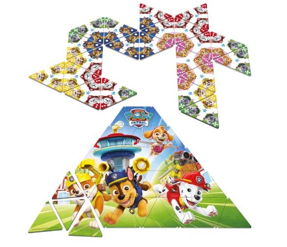 Žaidimas su šunyčiu patruliu, triominos junior