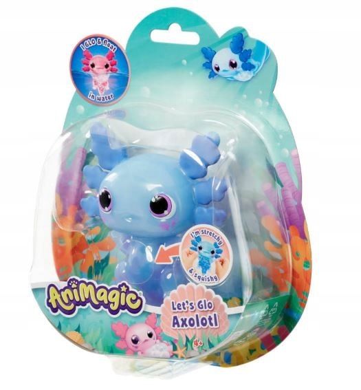 Animagic interaktyvus axolotl žaislas, mėlynas