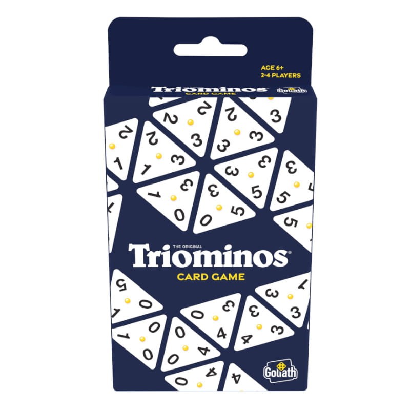 Triominos kortų žaidimas vaikams ir suaugusiems, mėlyna/balta