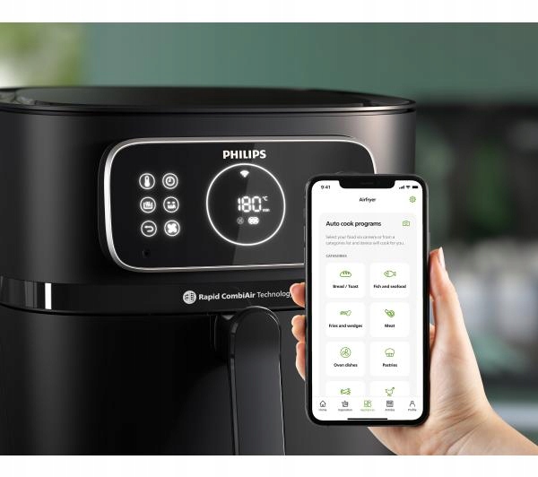 Karšto oro gruzdintuvė philips xxl airfryer hd9876/90
