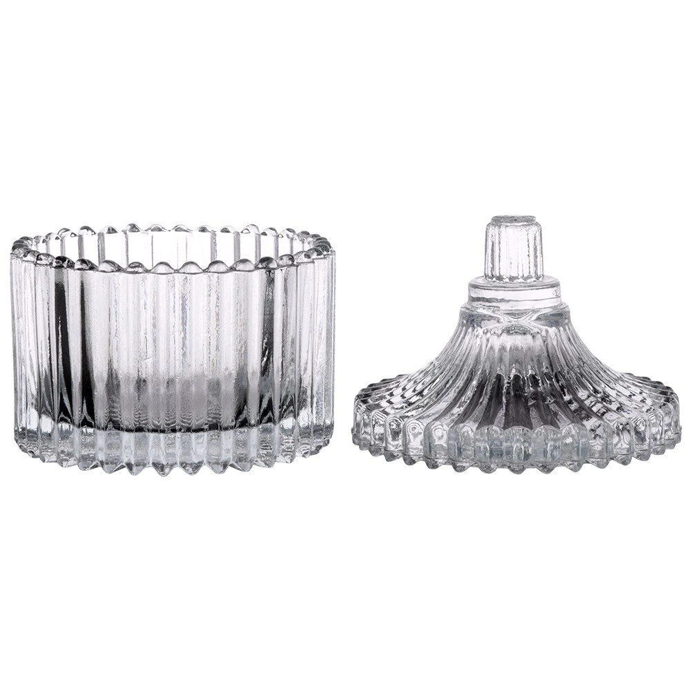 Cukrinė stiklinė su dangčiu 80 ml 2