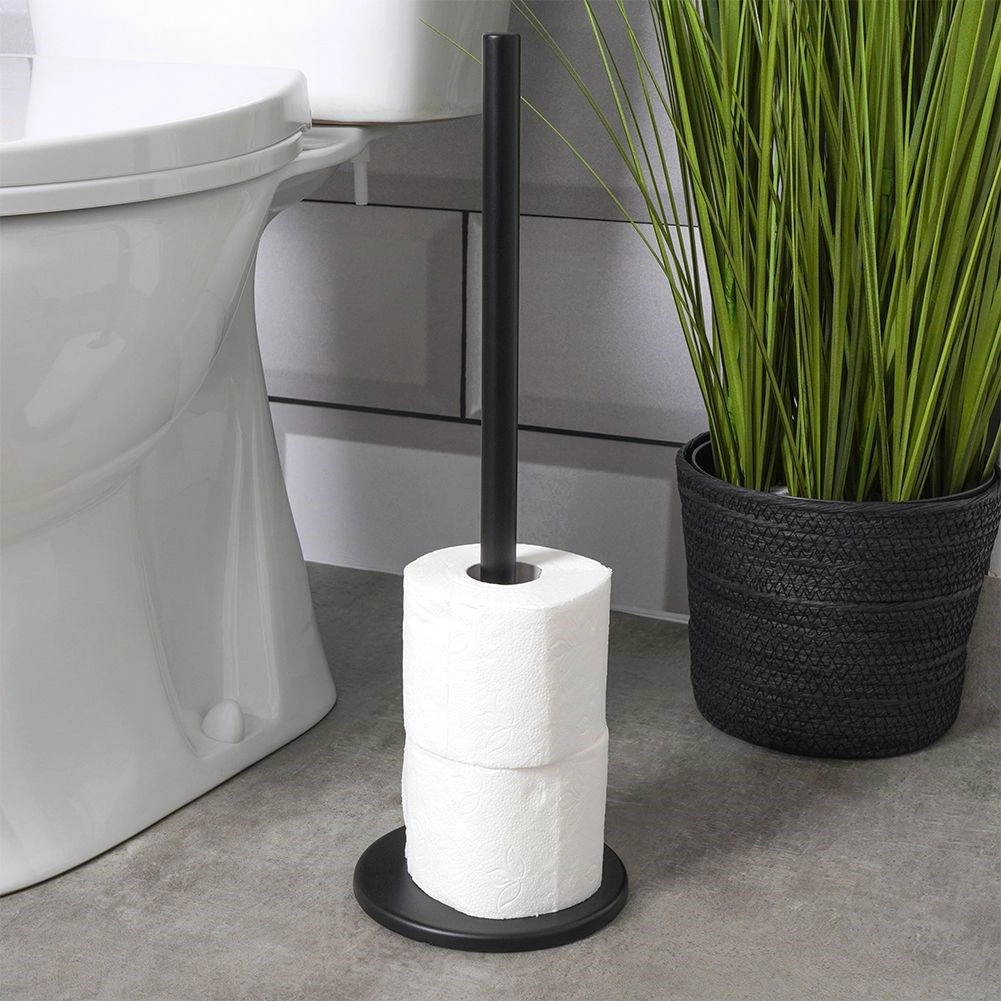 Tualetinio popieriaus stovas 47 cm juodas