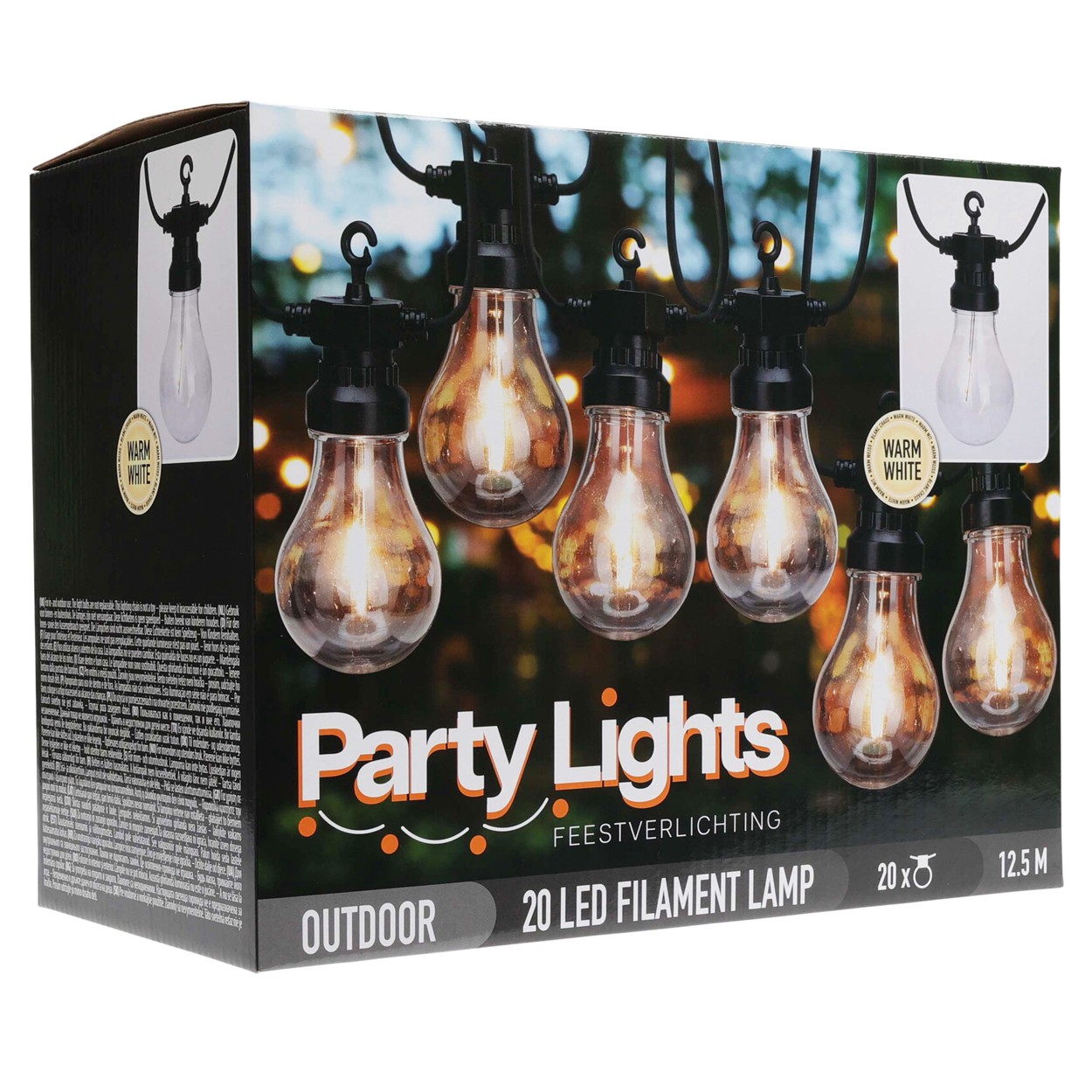 Elektrinė sodo Led lempučių girlianda Party light