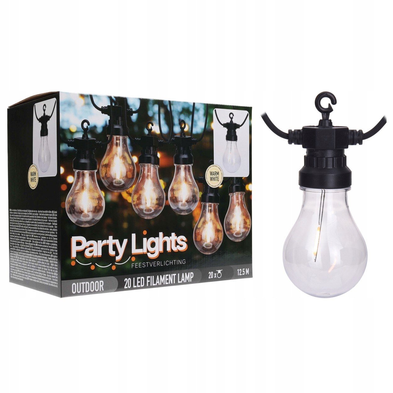 Elektrinė sodo Led lempučių girlianda Party light