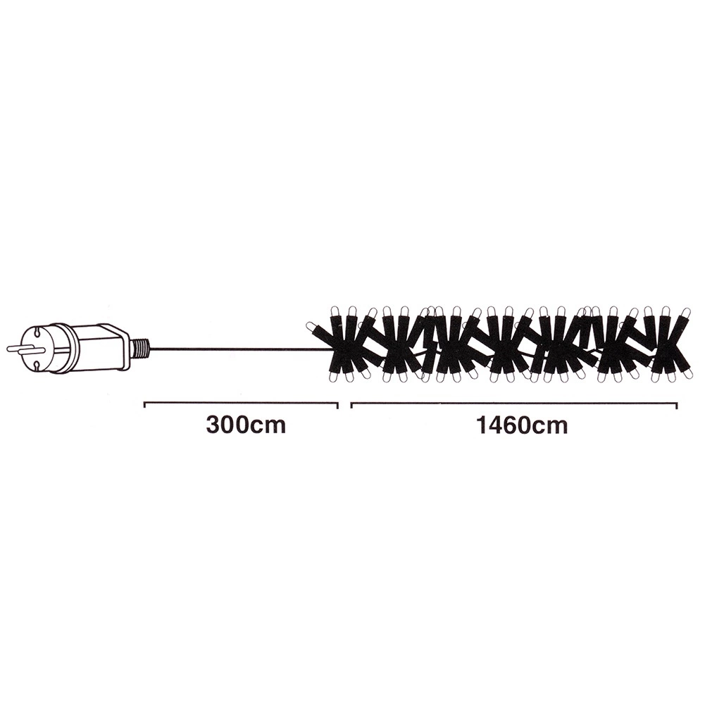 Kalėdinė LED girlianda, 2016 LED, juoda, 14,6 m 3
