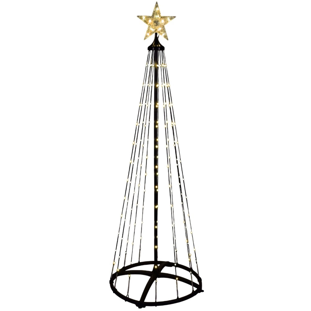 LED konusa formas Ziemassvētku egle, 154