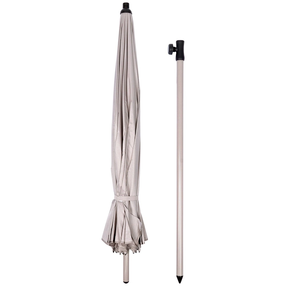 Sodo skėtis pilkas 190 cm 2