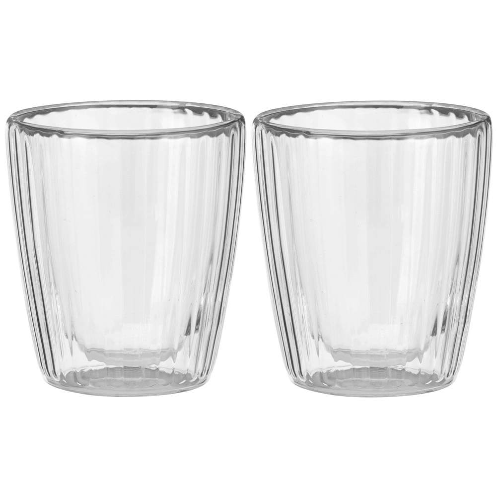 Dvigubos sienelės stiklinės 230 ml 2 vnt. 2