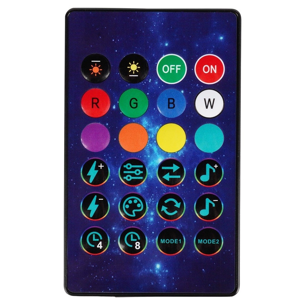 LED kalėdinė eglutė su 550 RGB LED, įvairiaspalvė, 90 × 90 × 300 cm 2