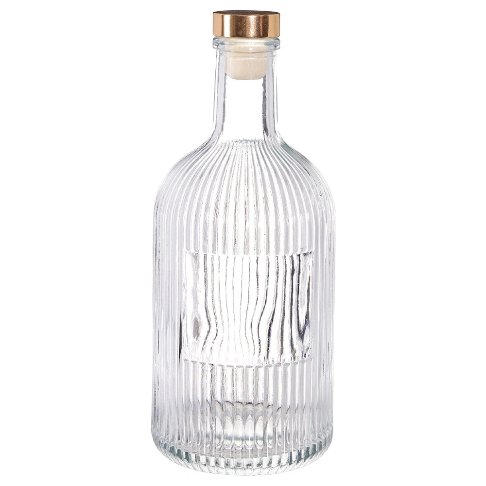 Stiklinė gertuvė su kamščiu, skaidri, 500 ml 2
