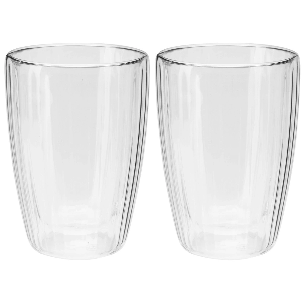 Dviejų sienelių stiklinės 350 ml, 2 vnt. 2