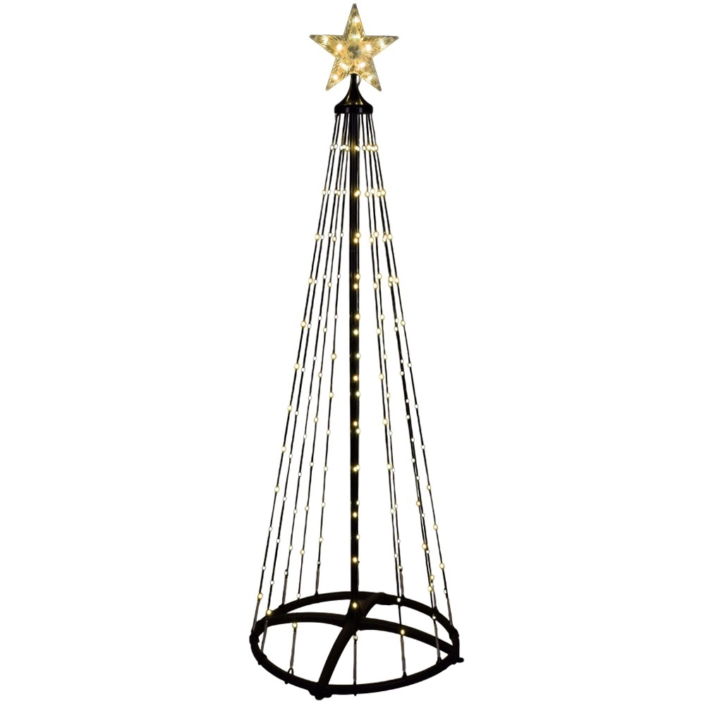 LED Ziemassvētku egle ar zvaigzni, 550