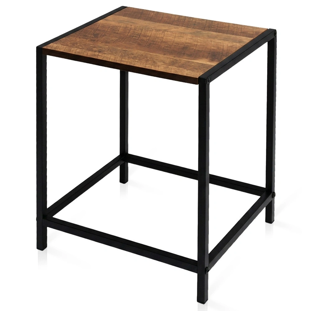Kavinis staliukas su MDF stalviršiu, rudas, 32,5 × 28 × 37,5 cm