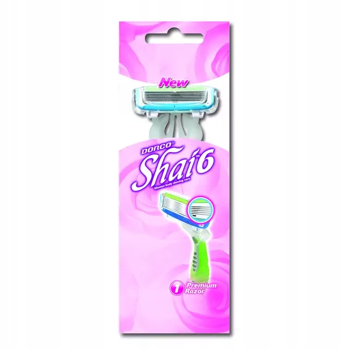 Dorco Shai 6 Blades moteriškas skustuvas 4 vnt