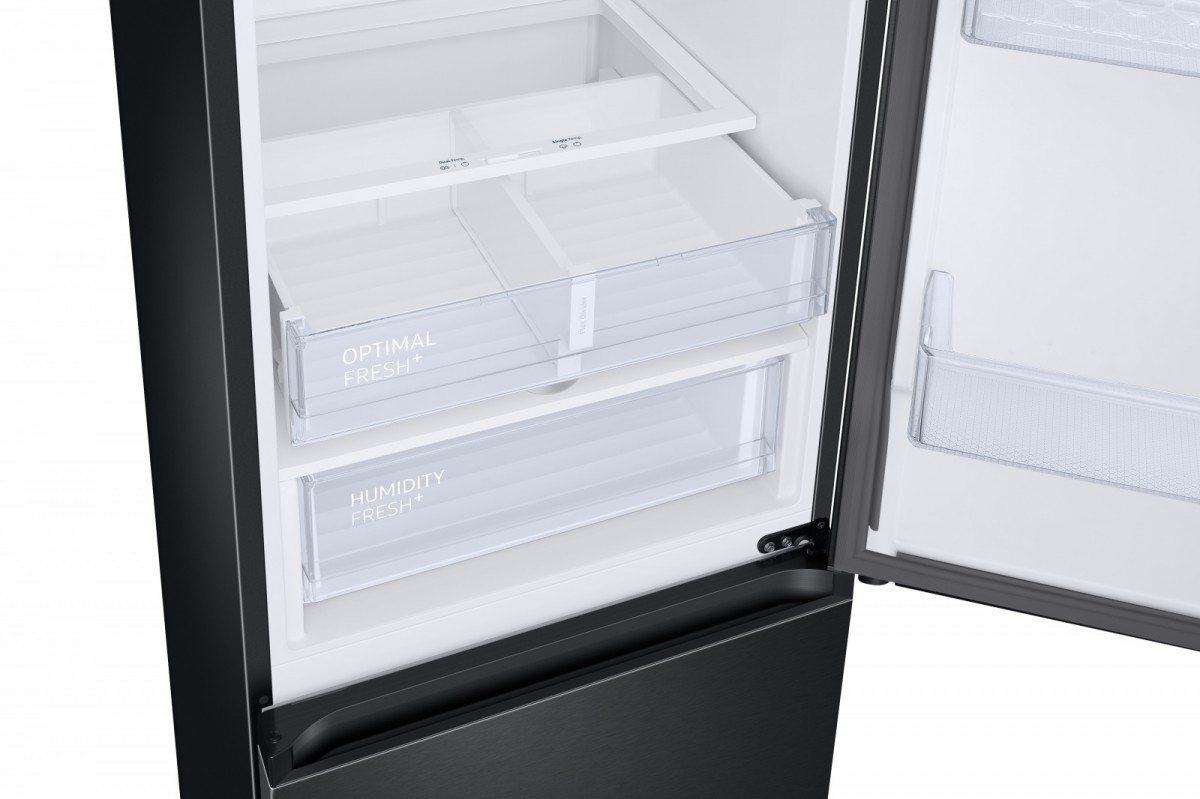 Laisvai pastatomas, šaldytuvas su šaldikliu apačioje samsung rb34c675ebn/ef, automatinis atitirpinimas