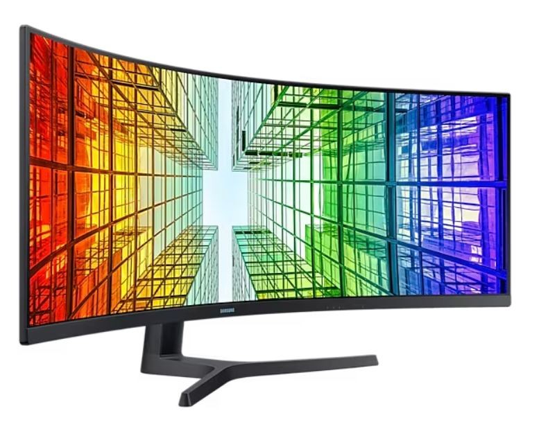 Monitorius – samsung – samsung viewfinity s9 s49c950uau – s95uc serija – led ekranas – lenktas – 49 colių – 5120 x 1440 dual quad hd 120 hz – va –