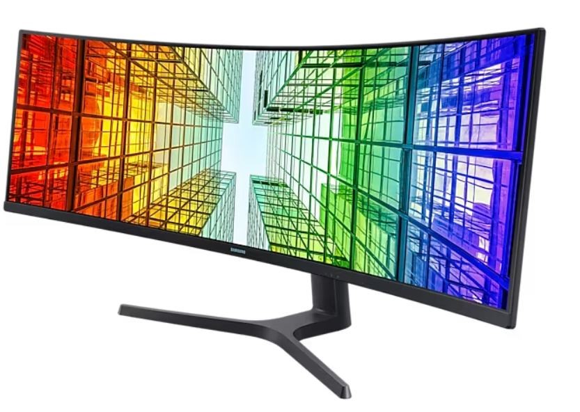 Monitorius – samsung – samsung viewfinity s9 s49c950uau – s95uc serija – led ekranas – lenktas – 49 colių – 5120 x 1440 dual quad hd 120 hz – va –