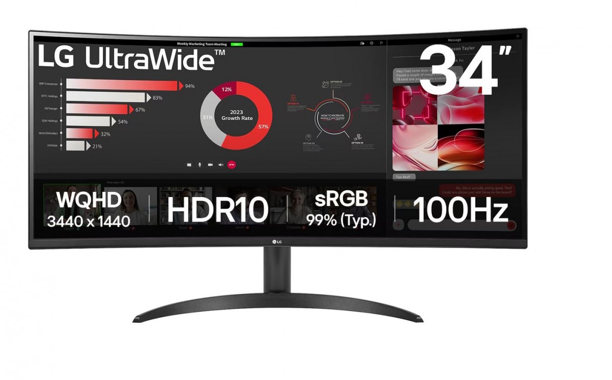Monitorius lg 34wr50qk-b, 34