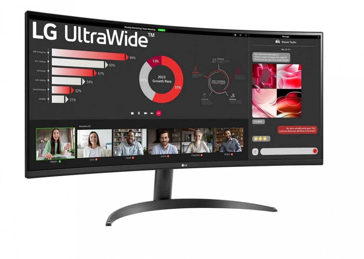 Monitorius lg 34wr50qk-b, 34