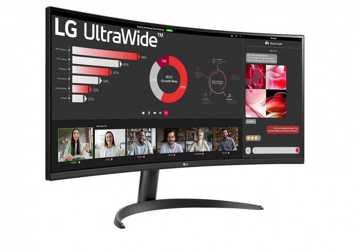 Monitorius lg 34wr50qk-b, 34