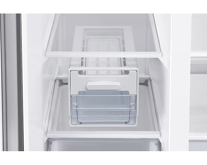 Laisvai pastatomas, dviduris šaldytuvas samsung rs62dg5003s9eo, automatinis atitirpinimas