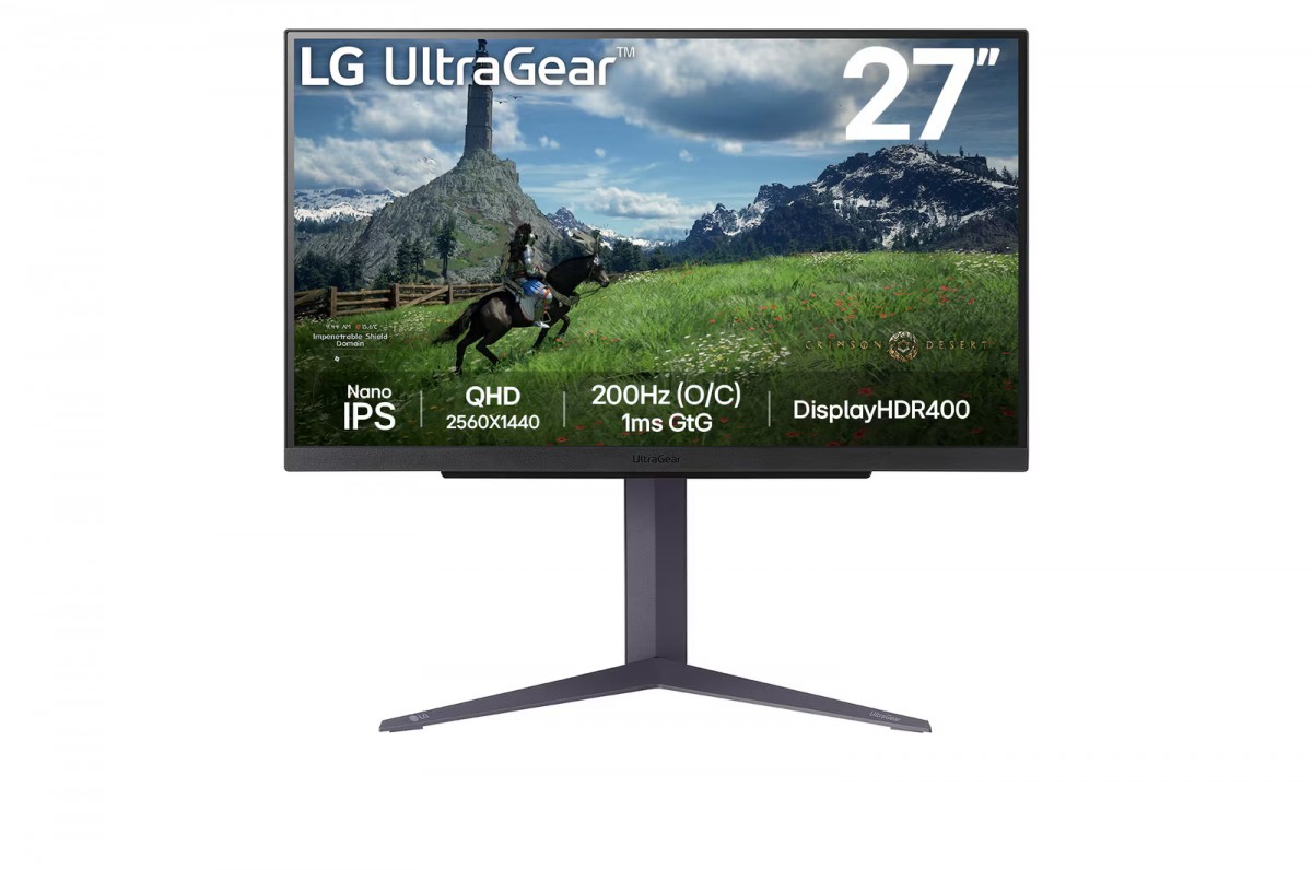 Monitorius lg 27gs85q-b.aeu 27inch qhd oled 180 hz, 27