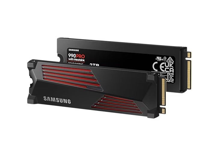 Ssd vidinis kietasis diskas samsung 990 pro with heatsink