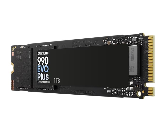 Vidinis ssd – samsung – 990 evo plus 1 tb – nvme m.2 pcie 4.0x4 – skaitymo greitis iki 7 150 mb/s