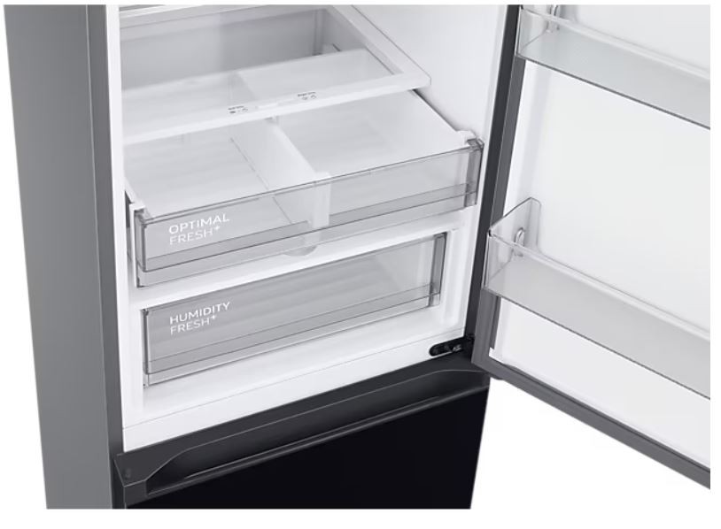 Laisvai pastatomas, šaldytuvas su šaldikliu apačioje samsung rb38c7b5d22/ef, automatinis atitirpinimas